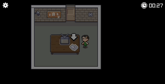 逃離房間解謎問答 遊戲示意圖